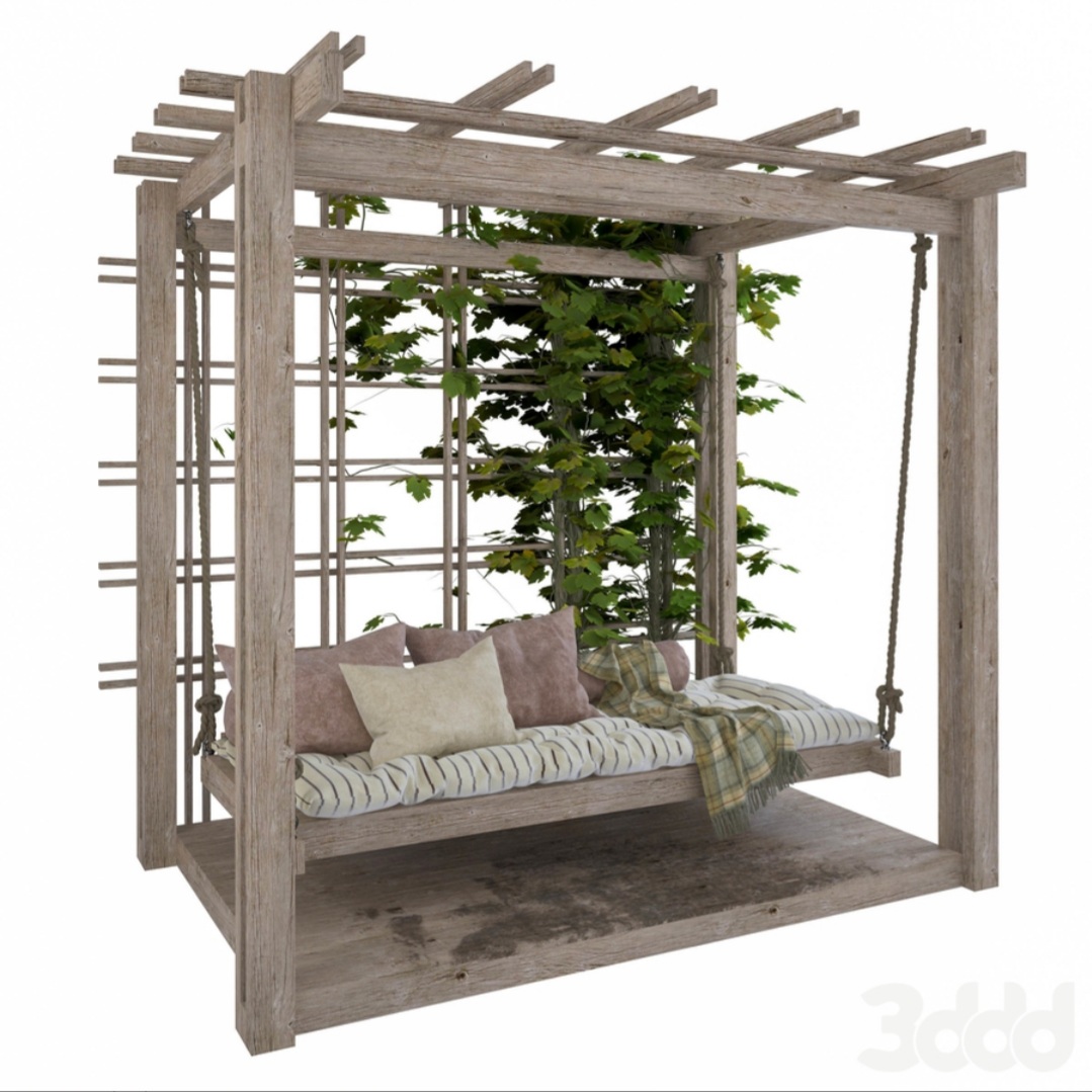 Садовая мебель 3д модель